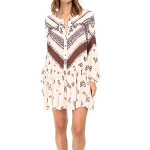 Free People From Your Heart Raton Dress MEDIUM